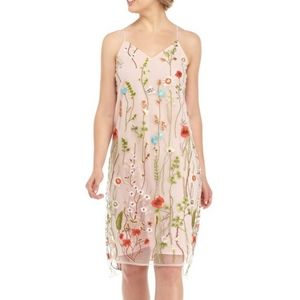 Floral embroidered dress